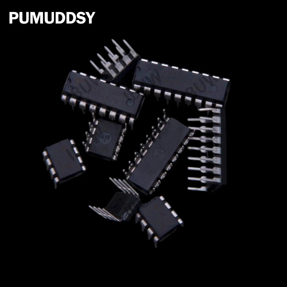 10Values 85PCS Integrated Circuit LM324 NE555 LM324 LM358 Chip IC Kit DIP NE555 Single Precision Timer  LM386 PC817 LM324