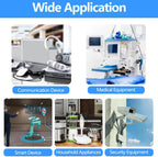 Waterproof USB3.1 Type C Female Panel Mount Socket 2Pin 3A High Current Fast Charging Welding Connector with Rubber O Ring Seal