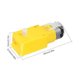 1/5/10 PCS TT Gear Motor 3-6V 200RPM Dual Shaft 1:48 Ratio with 2.54mm Wires for Arduino DIY Smart Car Robot RC STEM Projects