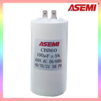 CBB60 450v Capacitor With Wires Washing Machine Starting Motor Run Capacitor CBB60 7uF 9uF Repair Tools