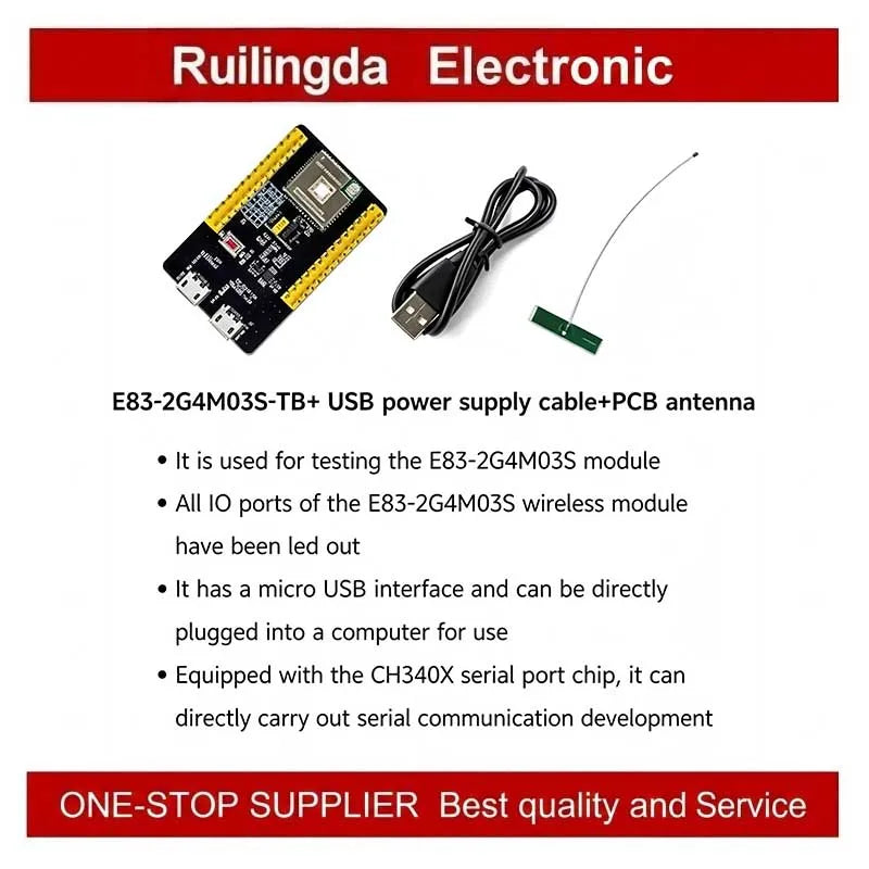 E73-2G4M08S1E E73-2G4M08S1C E83-2G4M03S EWT73-2G4M08S E73Series Wireless BLE Module nRF52840 nRF52833 nRF5340 BLE4.0/BLE5.1 8dBm