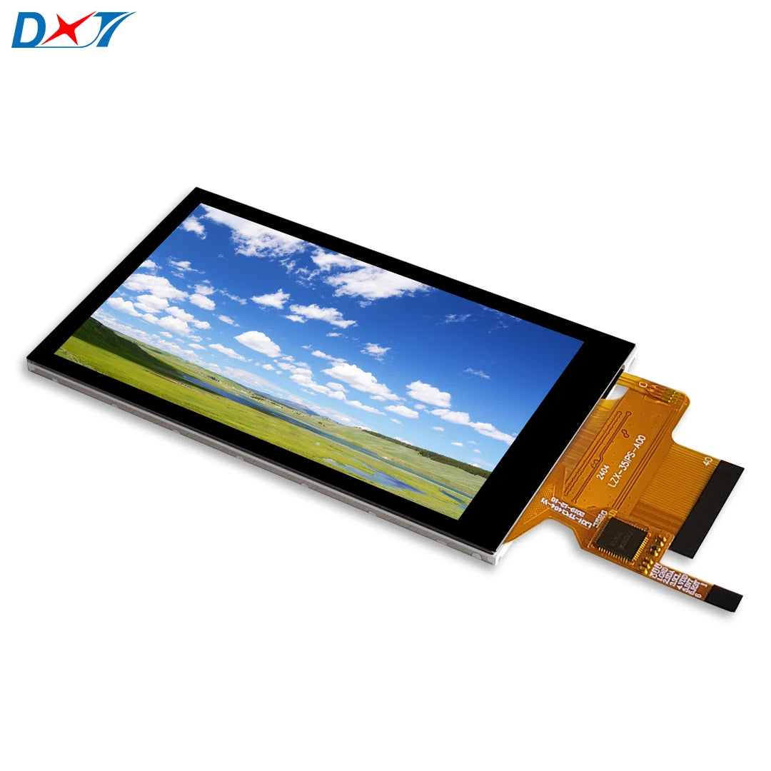 3.5 Inch LCD Touch Display Module ST7701S TFT with Capacitive Touch TP Resolution 480*800 MIPI and RGB Interface LZX-35IPS-A00