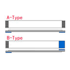 0.5mm Flexible Flat Cable FPC FFC AWM 20624 80C 60V VW-1 A/B-Type Various Pin Counts 22/24/26/30/34/36/38/40 for Electronics