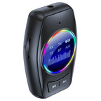 AUX Bluetooth 5.4 Audio Adapter Receiver Transmitter 4 in 1 With Display Screen Support TF Card For Car TV PC Speaker 3.5mm