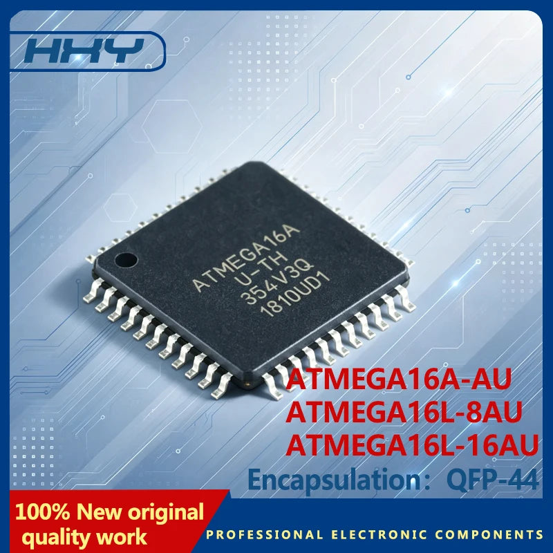 10PCS ATMEGA16A-AU ATMEGA16L-8AU ATMEGA16-16AU SMT TQFP-44 AVR microcontroller 8-bit microcontroller