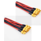 XT30 Pigtail Plug Male and Female Connector with 100mm 16AWG Tinned Wire Cable for RC Fixed Wing Lipo Battery FPV Drone Charger