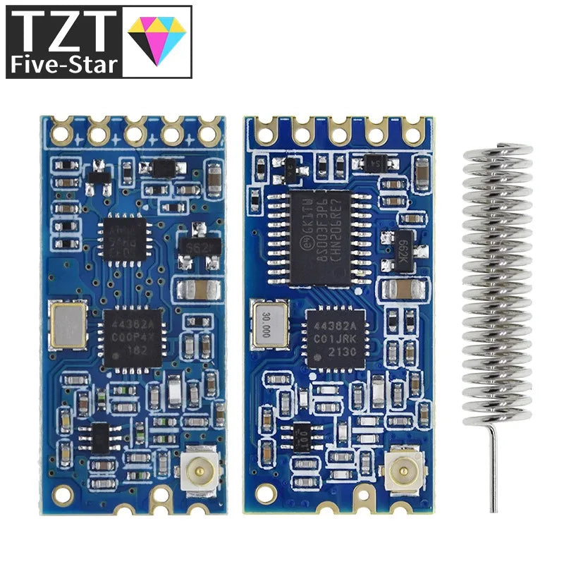 TZT 1/3PCS 433Mhz HC-12 SI4463/4438 Wireless Serial Port Module 1000m Replace Bluetooth NEW