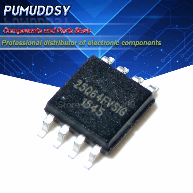 10PCS W25Q64FVSSIG W25Q64FV 3V 64M-BIT SERIAL FLASH MEMORY WITH DUAL/QUAD SOP IC