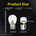 1156 BA15S P21W 1157 BAY15D P21/5W Super Brightness 3030 Chips LED Car Bulbs 12V/24V for Car Brake Reverse Lights Plug and Play