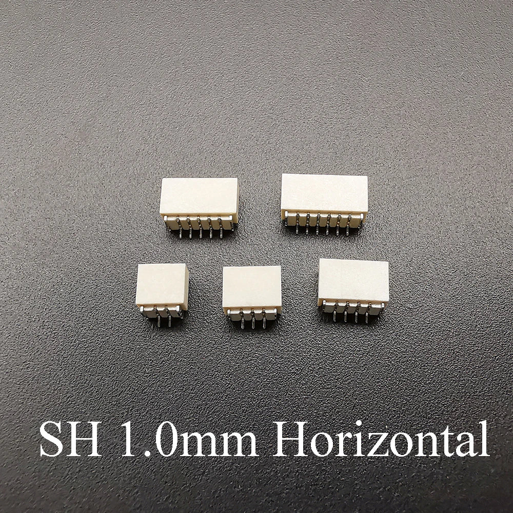 10/50Pcs SH/JST/ZH/PH/XH Pitch 1.0mm 1.25mm 1.5mm 2.0mm 2.54mm 2/3/4/5/6Pin Horizontal Vertical Male Pin Header Socket Connector