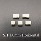 10/50Pcs SH/JST/ZH/PH/XH Pitch 1.0mm 1.25mm 1.5mm 2.0mm 2.54mm 2/3/4/5/6Pin Horizontal Vertical Male Pin Header Socket Connector