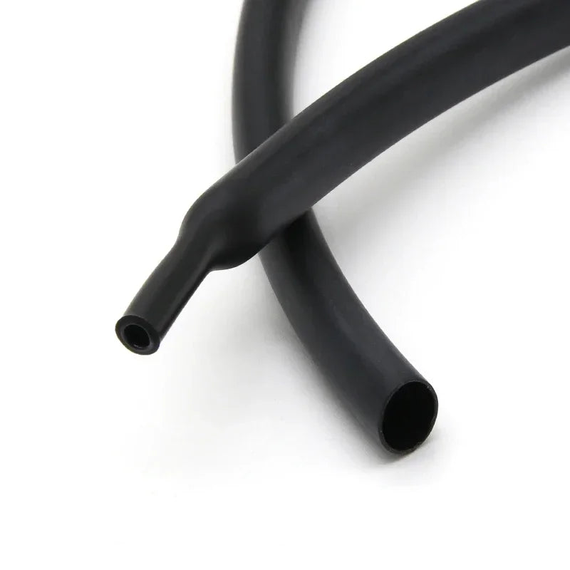 3:1 Black Dual Wall Heat Shrink Tube with Glue Dia.1.6mm - 50mm Polyolefin Insulated Wire Wrap Heat-shrinkable Sleeve For Cables