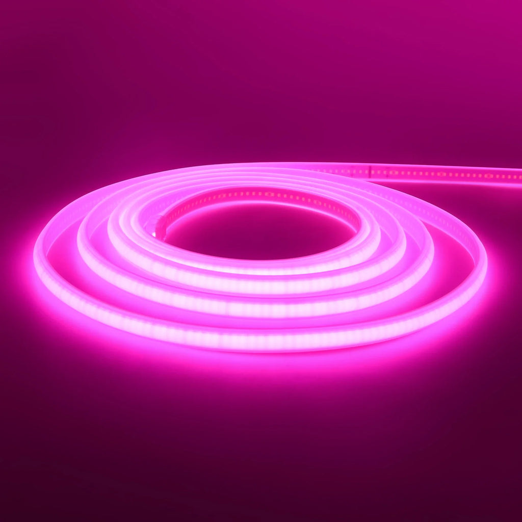 220V COB Strip White /Red /Ice Blue /Pink /Yellow /Purple Waterproof Home Decor Outdoor Lamp Flexible LED Neon Ribbon Light