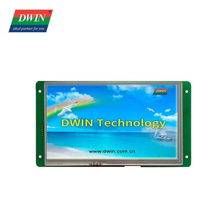 DWIN 7 Inch 800*480 HMI Intelligent TN TFT LCD Display Module UART Commercial Grade Capacitive Touch Screen DMG80480C070_03W