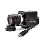 Global Shutter USB Camera 1080P 90FPS Industrial Metal Box With 5-100mm Varifocal Lens Plug Play For Meeting Document Scanning