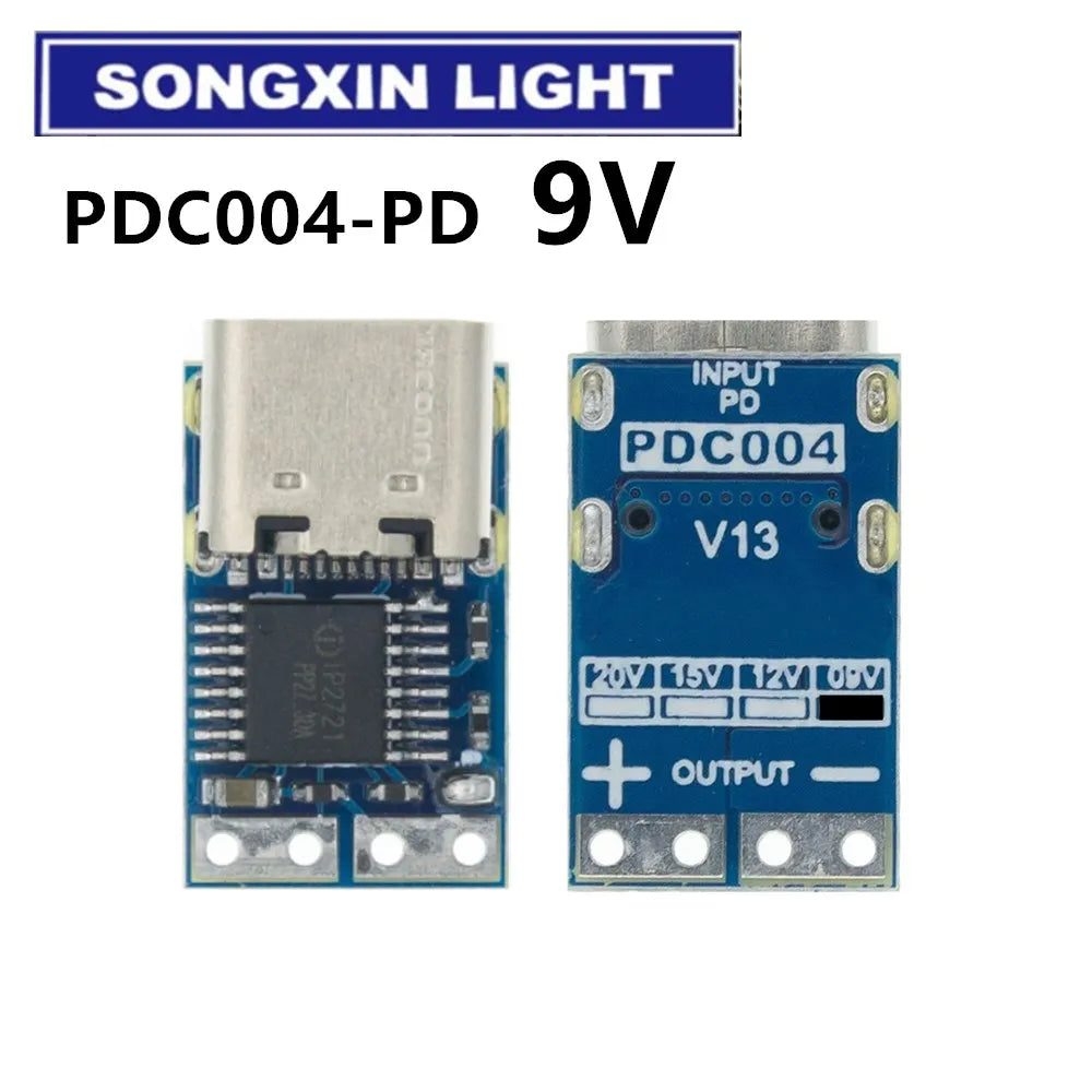 Type-C PD decoy module PD2.0 PD3.0 to DC DC trigger extension cable QC4 charger 9V 12V 15V 20V Fast Quick Charger PDC004