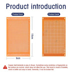 5/10pcs PCB Single Sided Circuit Board 5*7cm 7*9cm 9*15cm Bread Board Protoboard Universal Printed Circuit Boards DIY Set Yellow