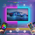 RGB Led Strip Lights 5m 10m 20m 30m Led Room Light with APP Control Flexible Ribbon Luces Led Tape for Room Bedroom Decoration