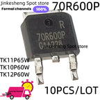 10PCS  100% new imported MDD60R360P 50R380P 60R360Q TK11P65W TK10P60W TK12P60W 70R600P  MOSFET TO-252