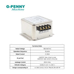 EMI Filter 3 Phase 10A 20A 30A 40A 50A 60A Switch Power Supply Filter 110V 250V 380V 440V Switching Power Supply Wave Filter