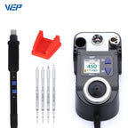 WEP 982-V Digital Electric Soldering Iron Kit C115 C210 C245 Precision Soldering Iron Soldering Station Small Rework Station