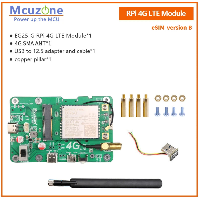 Quectel EG25-G Global BAND 4G LTE WCDMA GSM GPRS, for Raspberry Pi Rockchip ARM Android Linux Wince Windows  Quectel EG25