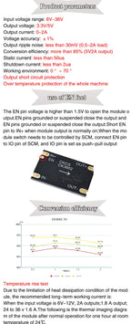 3A 5A 8A DC-DC Buck Step-down Power Supply Module 5V-12V 24V to 5V 3.3V 9V 12V Fixed Output High-Current MINI560