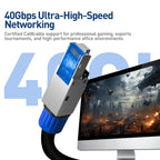 ZoeRax 1PCS RJ45 CAT8 CAT7 CAT6A Toolless Ethernet Cable Connector Shielded Network Cable Plug for 22~26AWG STP Lan Cable