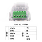 FTDI USB TO RS485 RS422 485 422 Module Communication Converter Adapter Cable with TXD RXD LED