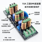 8A 10A 15A 18A EMI Electromagnetic Interference Power Filter Filtering Pulse Surge Lightning Protection Common Mode Suppressor