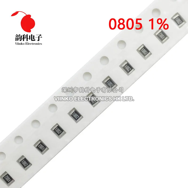 5000pcs 1% 0805 SMD resistor 0R ~ 10M 1/8W 0 0.1 1 10 100 150 220 330 ohm 1K 2.2K 10K 100K 470K 1R 10R 100R 150R 220R 330R 1M