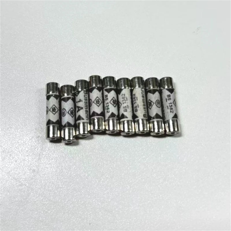 10Pcs BS1362 British Plug Fuse 3A 5A 10A 13A 2A 1A 20A 15A 6X25 Ceramic Tube Fuse British Domestic House Hold Mains Plug  Cartri