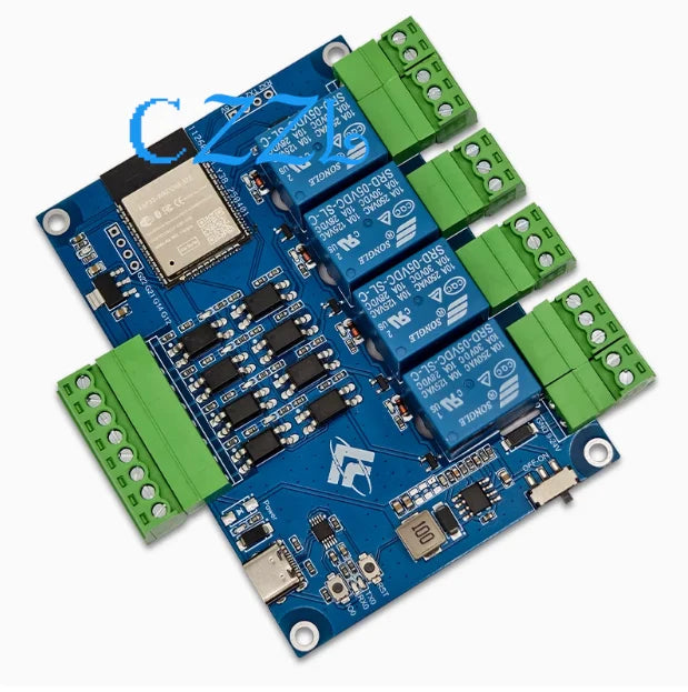 ESP32 Modbus RTU four-way relay module RS485 development board MODBUS protocol four-way optocoupler