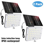 Super Bright 184 LED Solar Light Outdoor Motion Sensor Solar Wall Light IP65 Waterproof 3 Working Modes Solar Floodlight