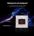 REDRAGON SMD RGB MX Low Profile 5.5 switch 3Pin Clicky Linear Tactile silent Mechanical keyboard red black blue brown Switche