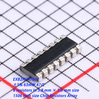 50PCS EXB2HV470JV SMD-16P ±5% 63mW 47Ω 47ohm NEW Original 8 resistors in 3.8x1.6mm size 1506 inch size Chip Resistors Array