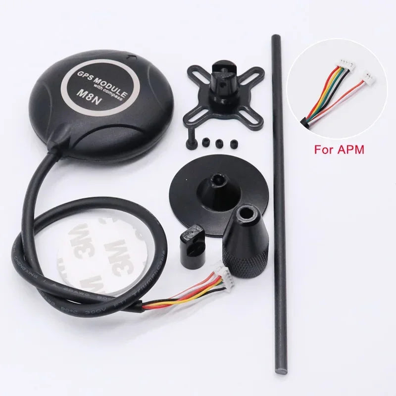 M8N GPS Module Ublox NEO-M8N 10Hz High Precision, with Compass, for Pixhawk APM PX4 Flight Controller, FPV Drone, UAV, Arduino