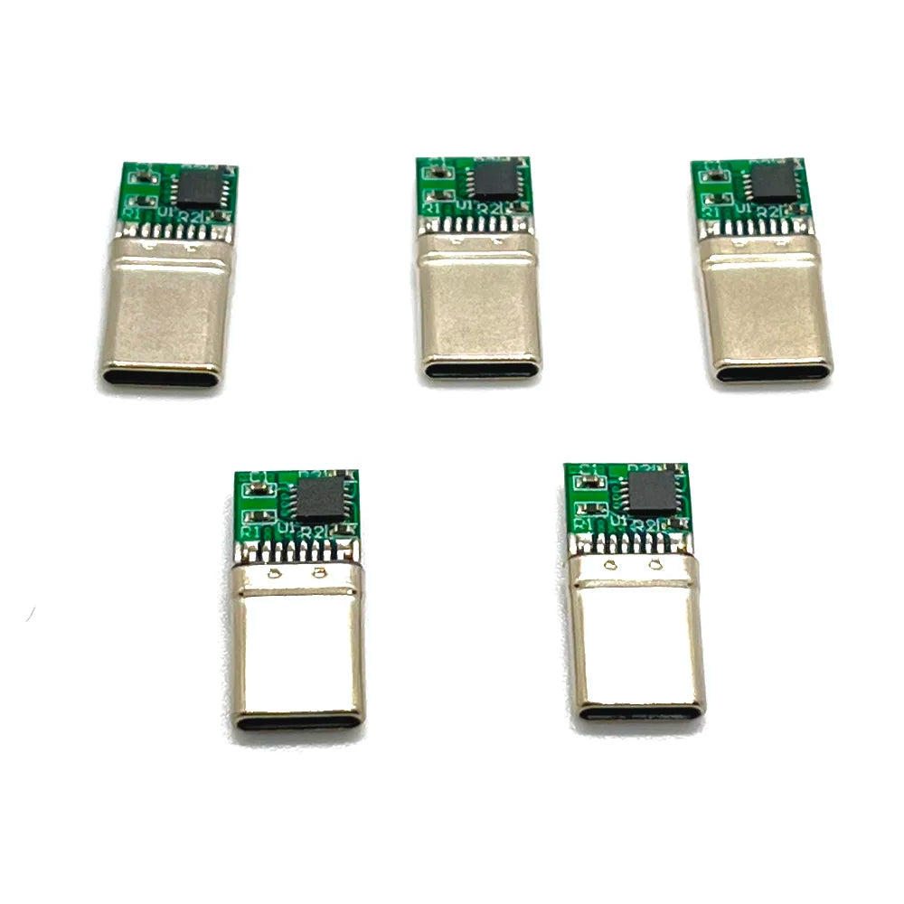 1PCS USB Type-C PD/QC Male Plug Decoy Board Fast Charge PCB 9V 12V 15V 20V Module PD 2 3.0 DC Trigger Cable QC4 Charge Connector