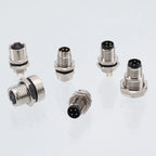 3 4 5 6 8 Pins M8 Solder Welding A D Coding Male Female Panel Mount IP67 Sensor Circular Connectors