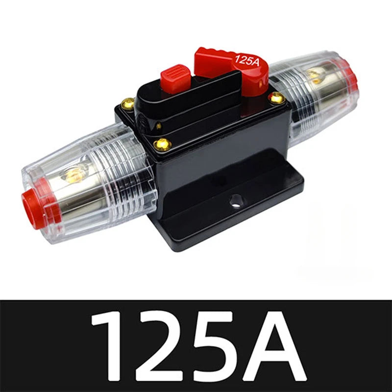 20A to 300A 12V-48V Circuit Breaker Power Protect Fuse Trolling with Manual Reset Waterproof Car Boat Manual 30A 80A 100A 300A