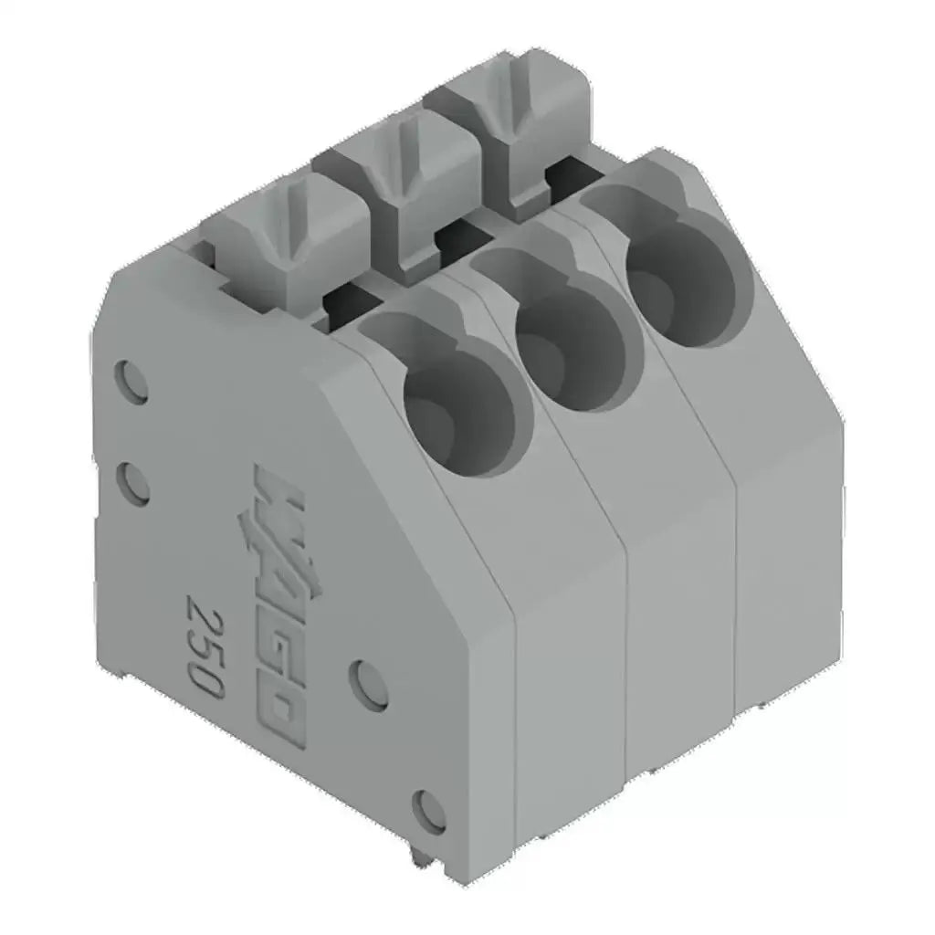 WAGO 250‑102 250‑103 250‑104 250‑105 PCB Terminal Block, 3.5mm Pitch Single Row Solder Pin, Push‑in Cage‑Clamp, Brand New