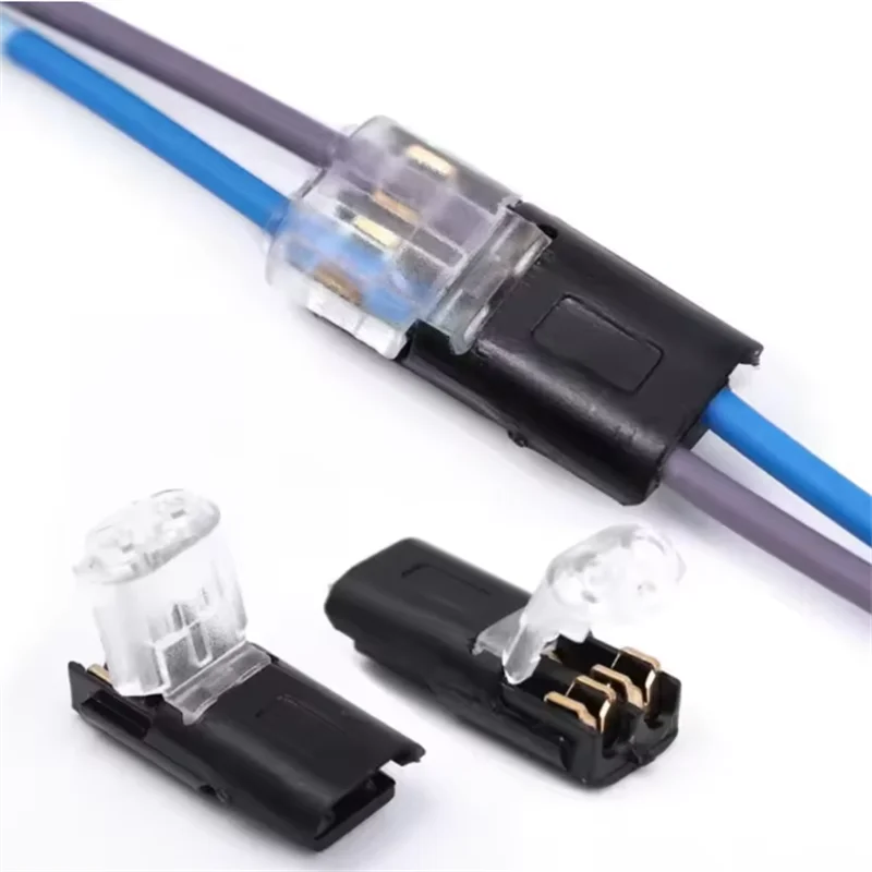 1/2/3 Way Quick-Connect Terminal Electrical Connector Strip Terminal Car Wire Cable Connection Sealed Dustproof Wire Auto Wiring