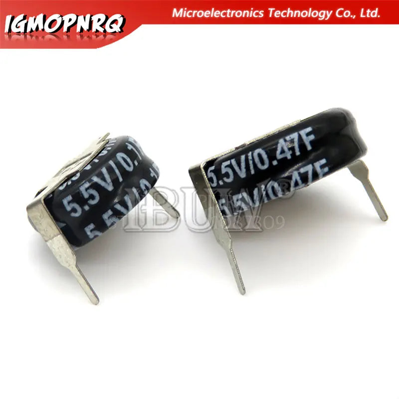 1PCS/lot H type 5.5V Super capacitor 0.1F 0.22F 0.33F 0.47F 1F 1.5F 4.0F Button Farad capacitor