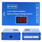 BC-4S15D Lipo Battery Balance Charger with Voltage Display Screen Lithium Lipo RC Balance Charger for 2-4S RC Batteries