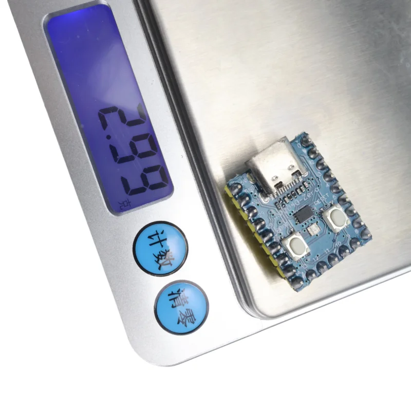 RP2040-Zero Core Board Raspberry Pi RP2040 Dual-Core 133MHz 2MB Flash Stamp Hole Module Compatible with Pico Programming