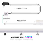24V RGB 5m 10m 20m 30m LED Neon Strip Light Bluetooth APP 24key 44key Remote Control Music Sync Power Kit 60LED Waterproof Decor