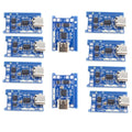 3/10pcs TP4056 Protection Dual-Function 5V 1A Type-C 18650 Lithium Battery Charging Board Charging Module