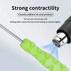 1/3/5Pcs New Type NoctilucentTubing Anti Slip Heat Shrink Tube Shrinkage Ratio For Fishing Rod Or DIY Electrical Insulation
