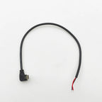 1/5Pcs Right Angle 2Pin 4Pin Wire USB Type C/Micro USB Male Plug Power Supply Charger Connector DIY Repair Cable 0.25m 0.3m 1m