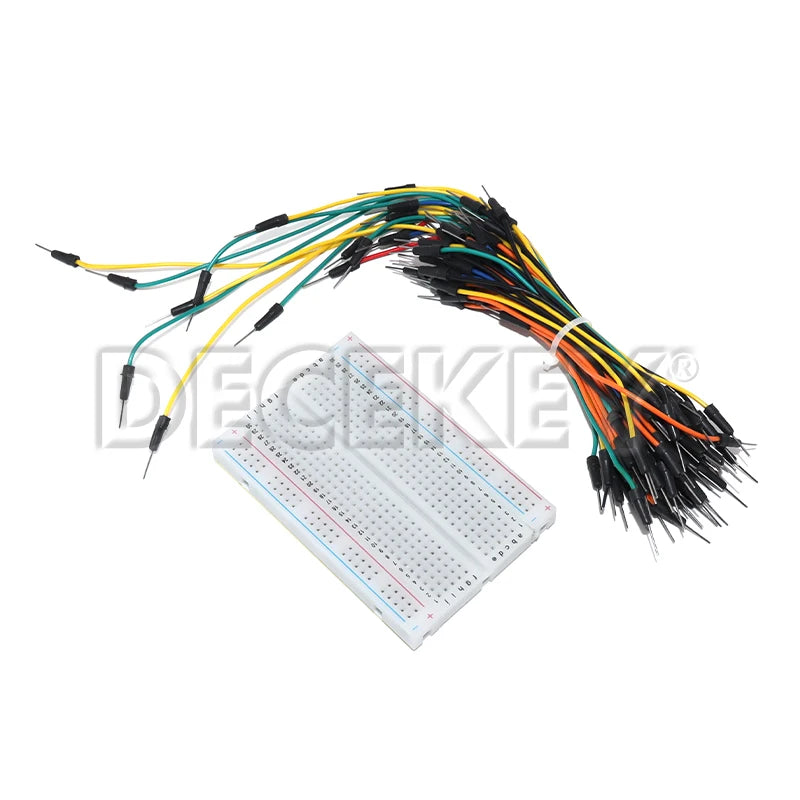 MB-102 Breadboard 400 830 Points Solderless PCB Bread Board Jumper Wire Cable Prototype Board DIY for Arduino Kit
